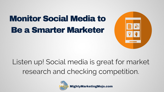 Mighty Marketing Social Media Listening Research Mighty Marketing Mojo social media listening research solopreneurs