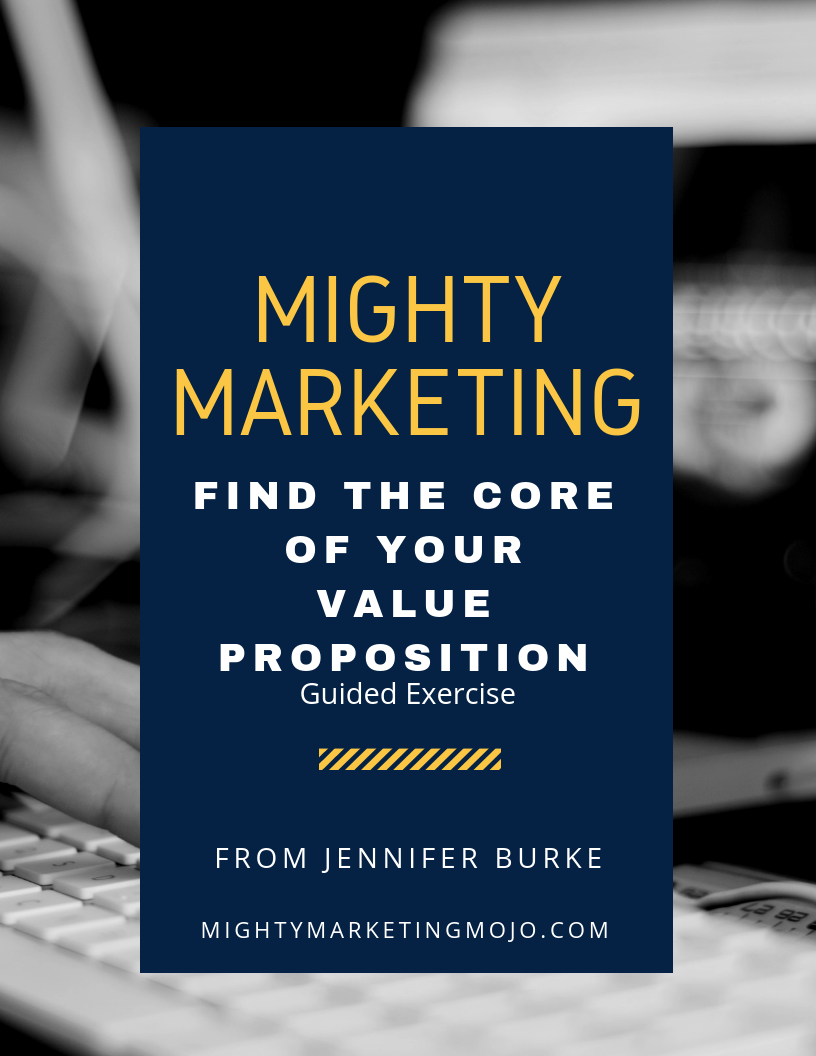 Mighty Marketing Coaching Find Value Proposition Exercises