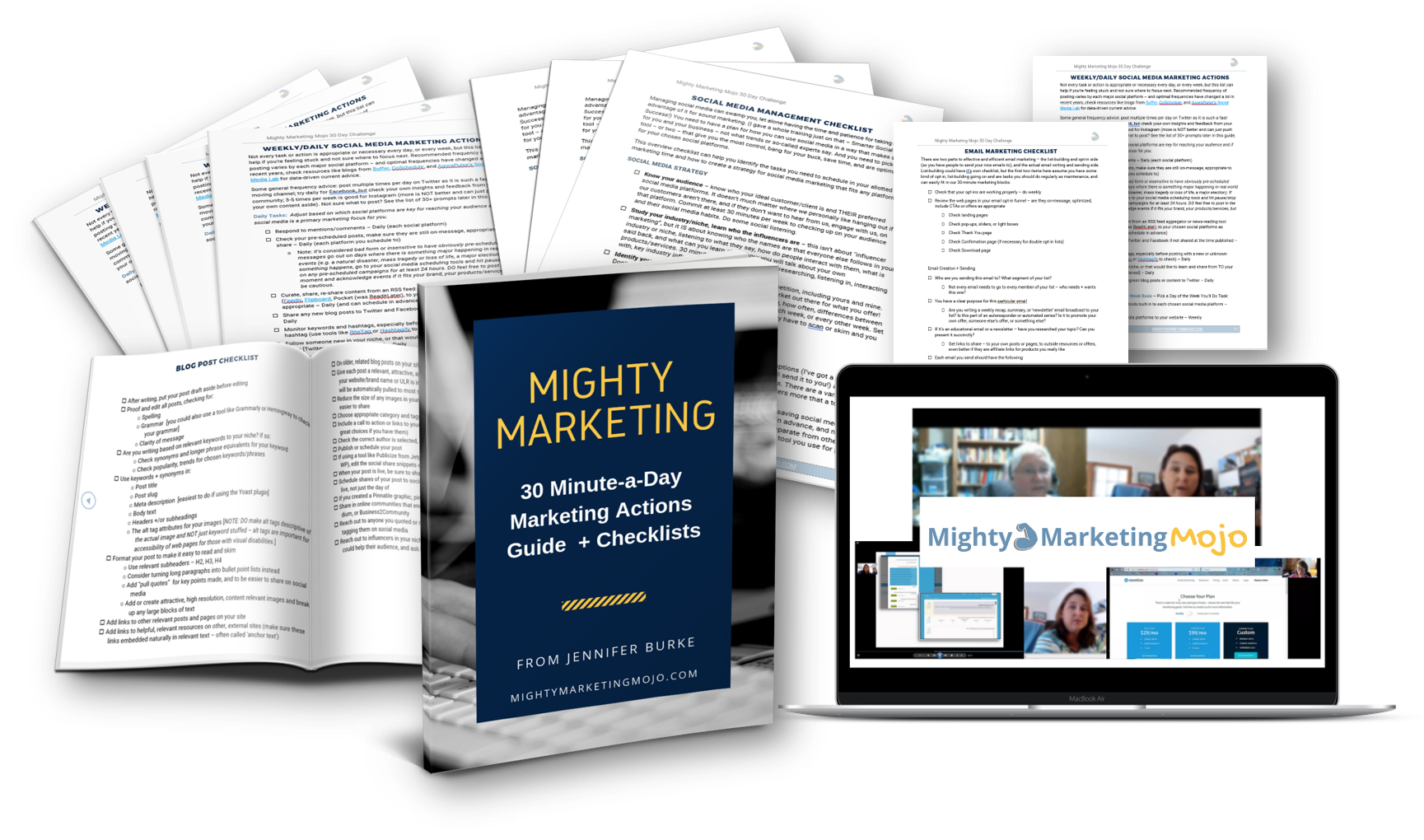 30in30 Mighty Marketing Challenge product contents checklists ebook