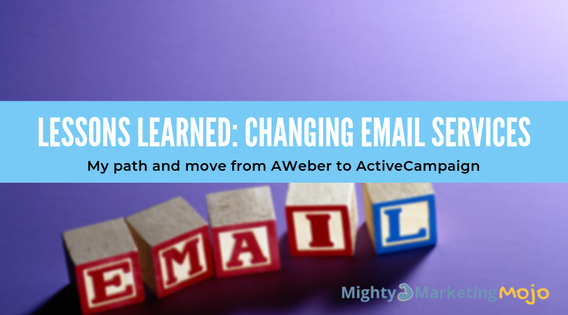 Lessons Learned in Changing Email Marketing Services – AWeber to ActiveCampaign