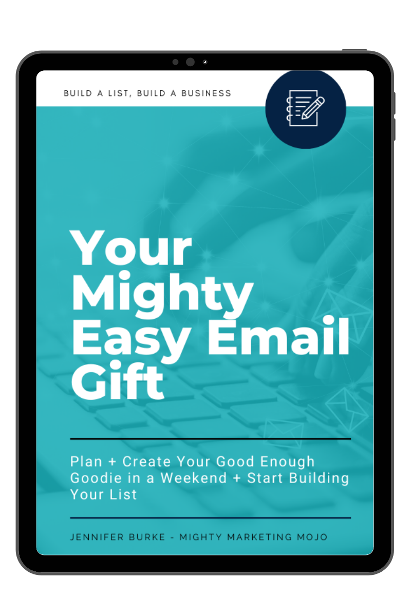 Mighty Easy Email Gift creation workbook digital version